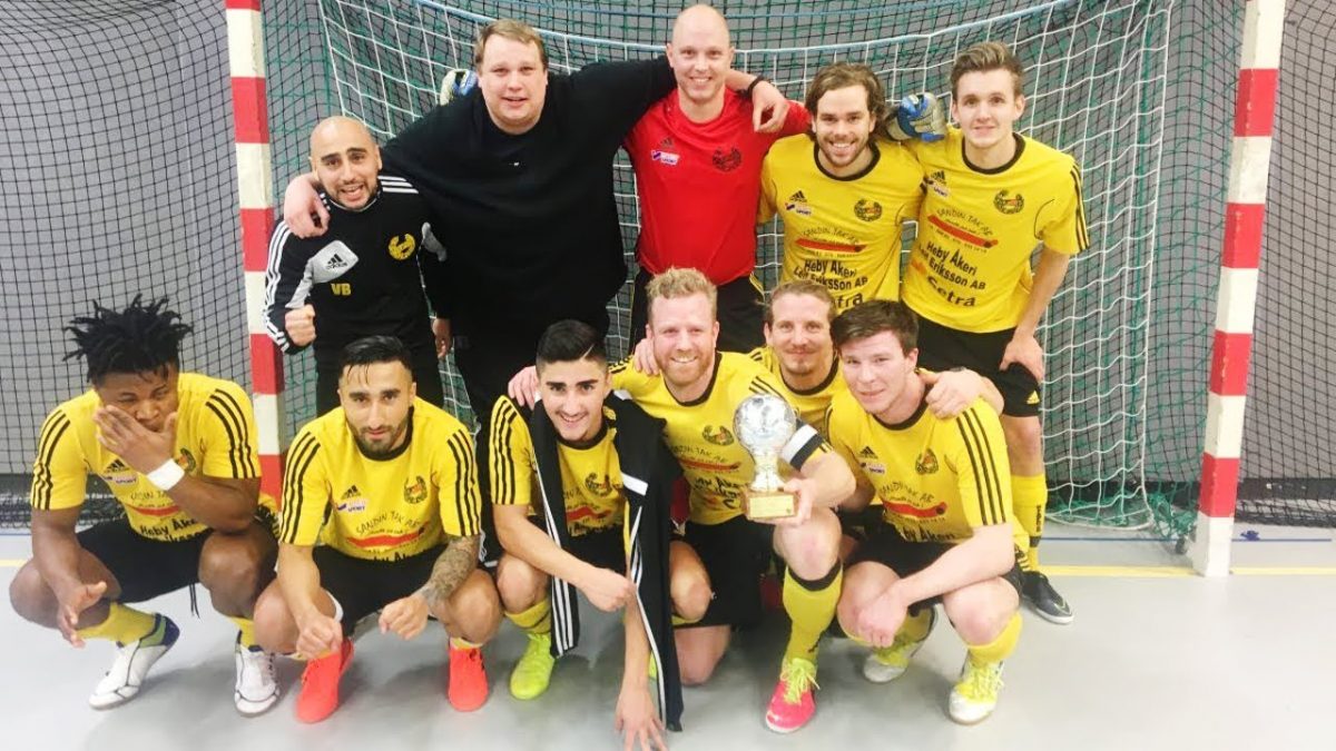 Så här såg det ut vid herrarnas Seniorcup i lördags