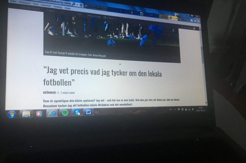 Snart anfaller Sala-Heby Fotbolls gästkrönikörer