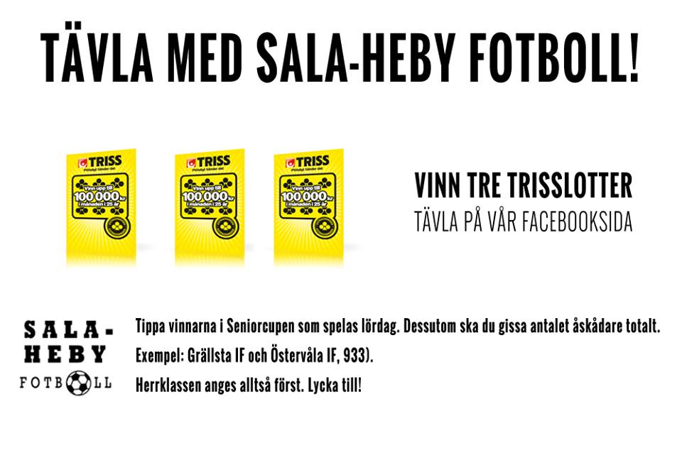 Tippa vinnarna i Seniorcupen - du kan vinna Trisslotter