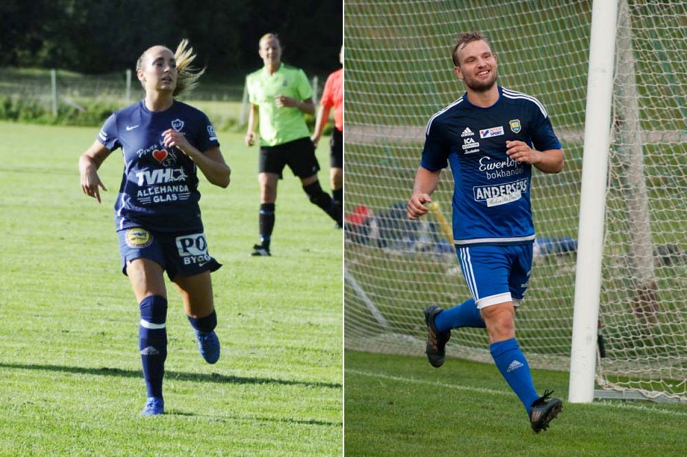 Pernilla och Eric har gjort flest mål under en säsong Pernilla och Eric har gjort flest mål under en säsong