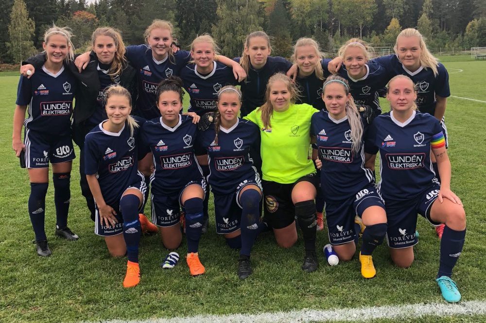 Det blev en andraplats för Östervåla IF:s damer