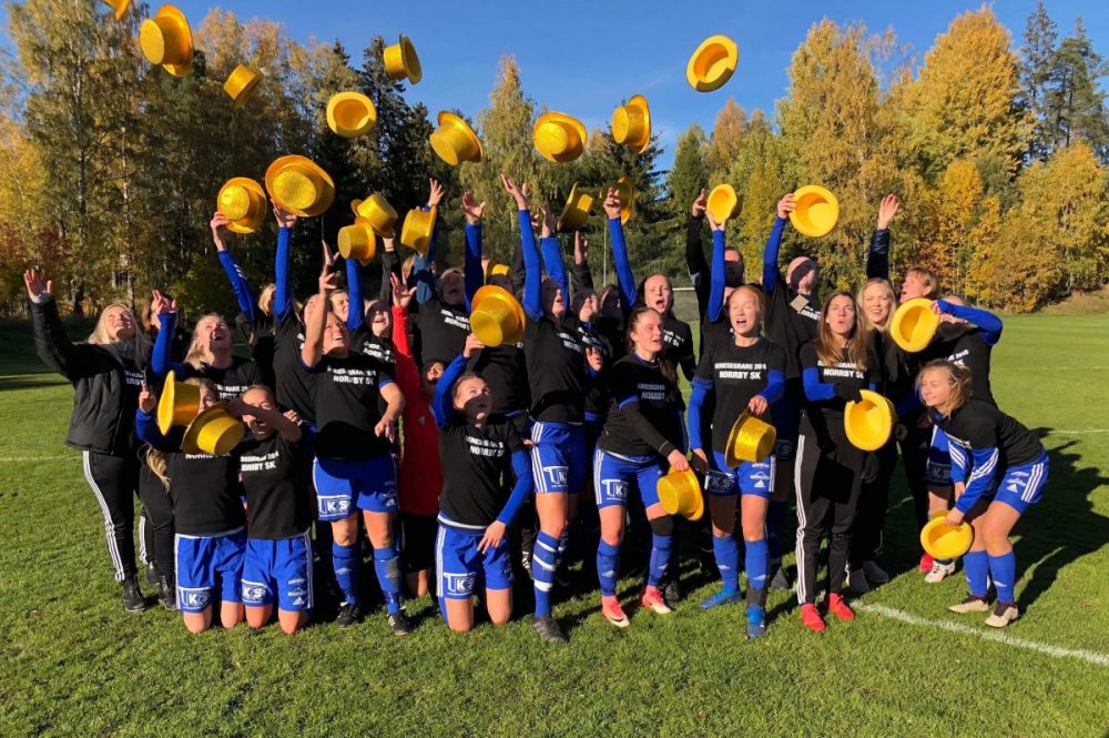 Fulltid: Norrby SK nådde målet och är nu tillbaka i division 2