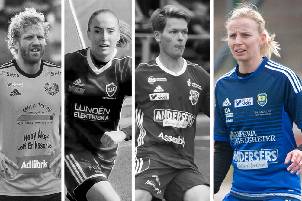Elin har koll på motståndarna - speciellt på en målskytt