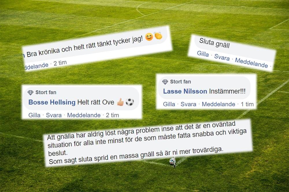 Reaktioner på Bergvalls och Erikssons krönikor