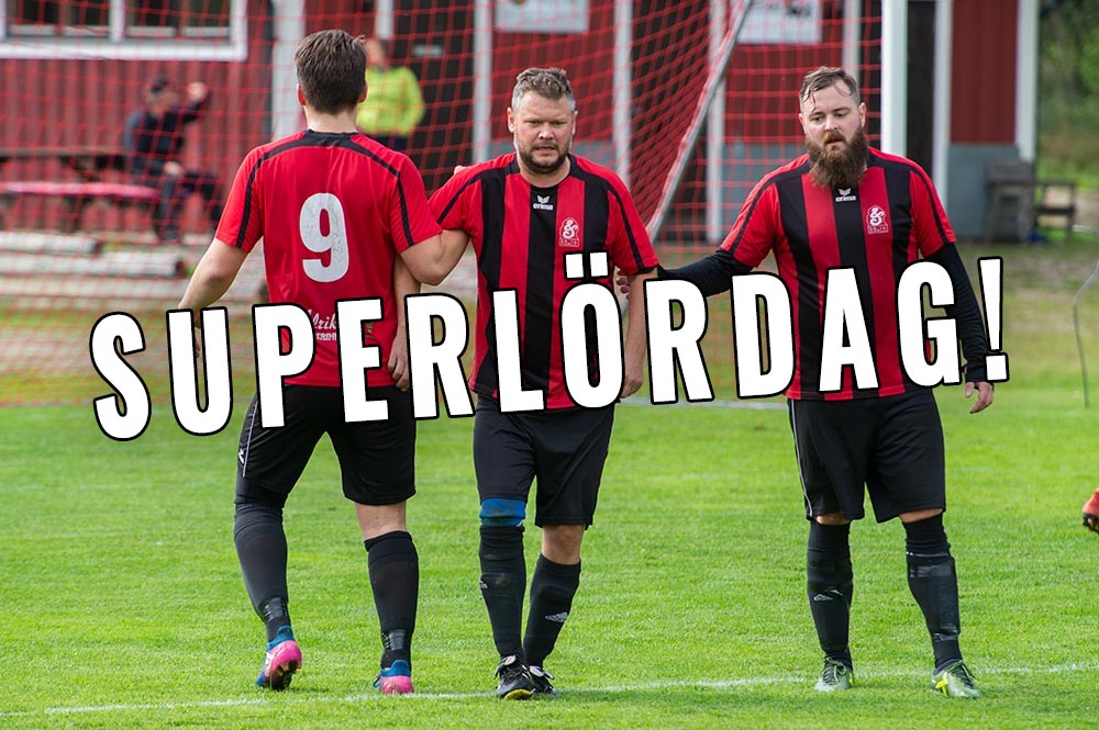 Superlördag - det ska spelas 18 matcher med lokalt inslag!