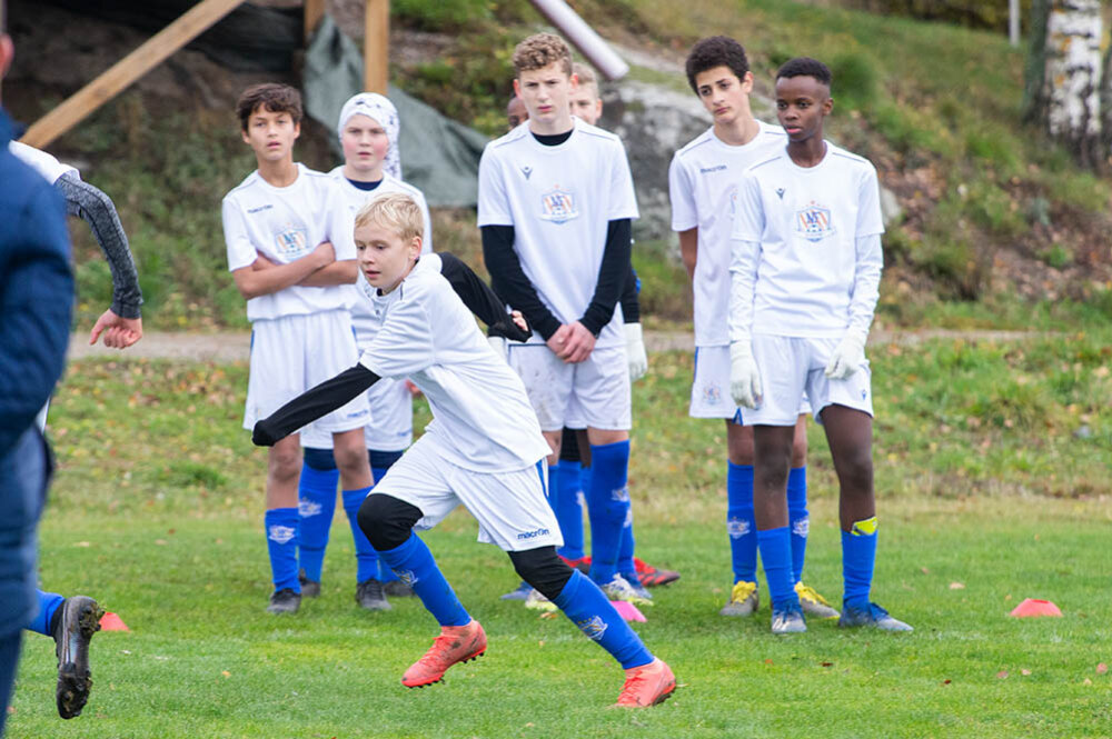 NF Academy på Norrbyliden med många lokala spelare