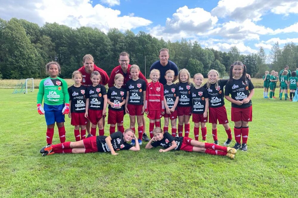 Flicklag från Sala FF spelade historisk match på Ullviliden
