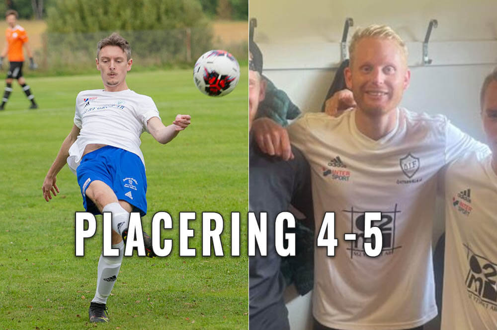 Placering 4 och 5 - de var närmast pallen Placering 4 och 5 - de var närmast pallen