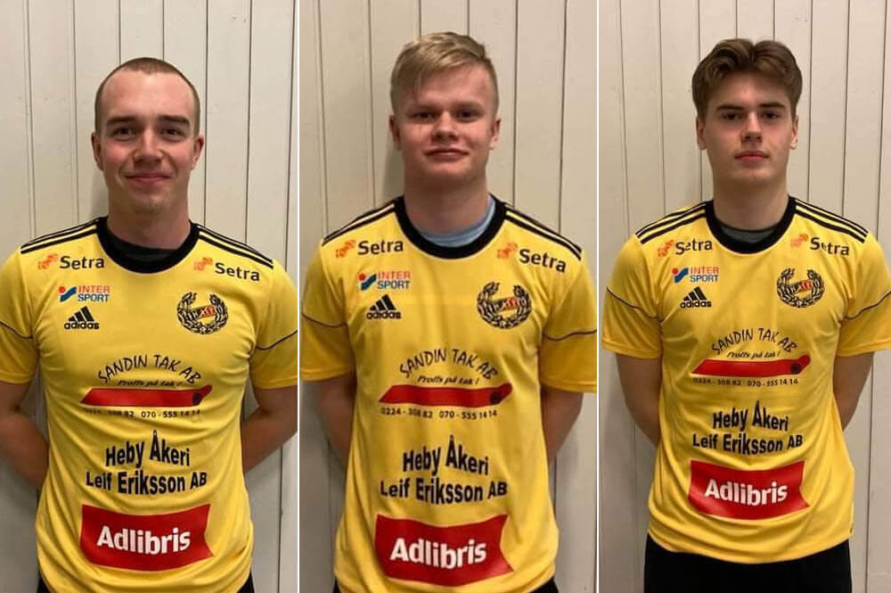 Tre nyförvärv klara för Heby AIF - ”Unga spelare” Tre nyförvärv klara för Heby AIF - ”Unga spelare”
