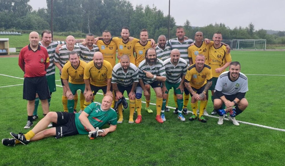 Morgongåva SK vann veteranmatchen med inlånade Haifare