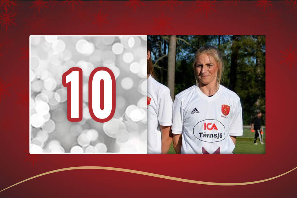 Sala-Heby Fotbolls Julkalender 2022 - Lucka 10 Evelina Weissenberg Sala-Heby Fotbolls Julkalender 2022 - Lucka 10 Evelina Weissenberg