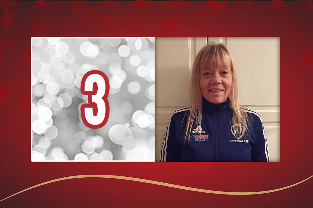 Sala-Heby Fotbolls Julkalender 2022 - Lucka 3 Ann Segelsbo Sala-Heby Fotbolls Julkalender 2022 - Lucka 3 Ann Segelsbo
