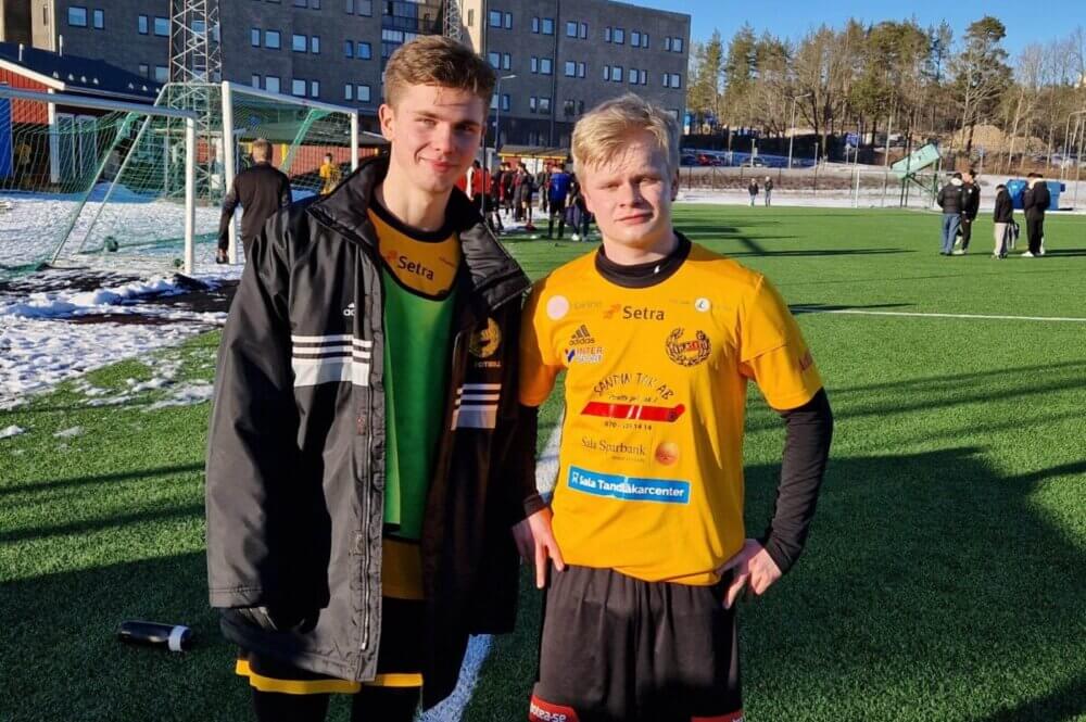 Ludvig och Jakob målade mot Syriansk Kerburan - "Det var spel mot ett mål i andra"