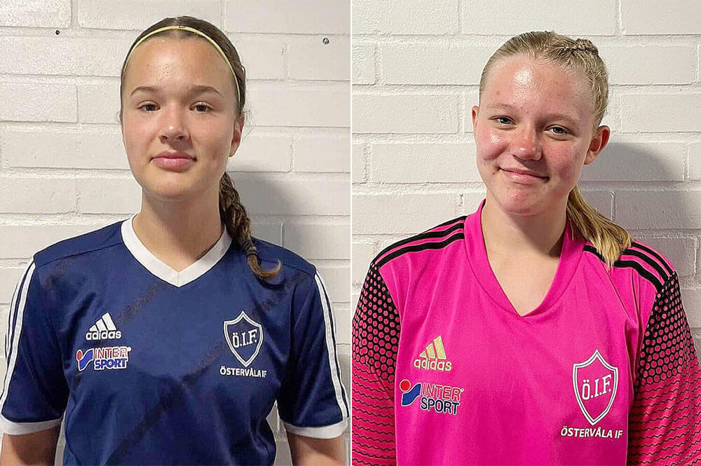 Milly och Selma kallade till träning med distriktslaget