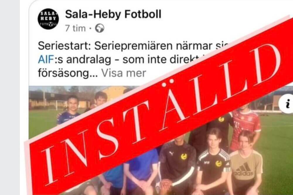 Inställt för Heby AIF:s andralag - ”Får inte ihop lag”