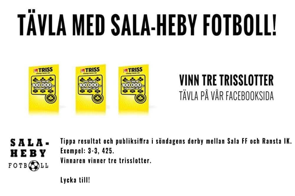 Lisen gissade rätt i Sala-Heby Fotbolls derbyttävling