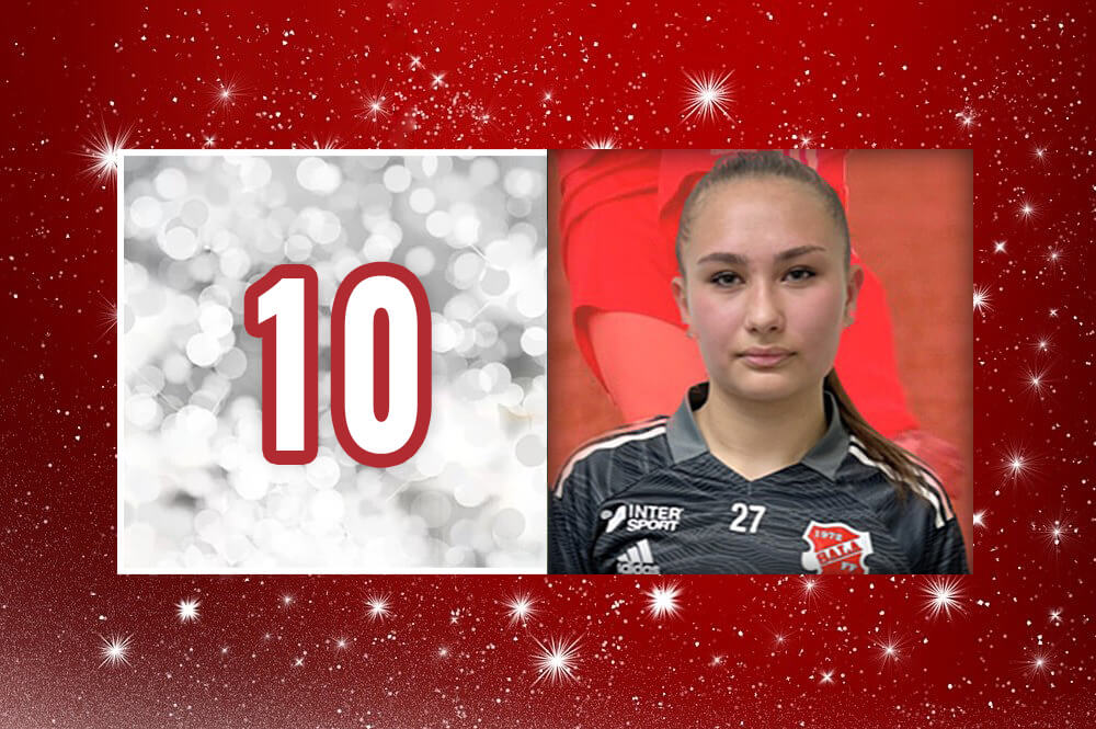 Sala-Heby Fotbolls adventskalender 2024 - Lucka 10 Ronja Jareholm Sala-Heby Fotbolls adventskalender 2024 - Lucka 10 Ronja Jareholm
