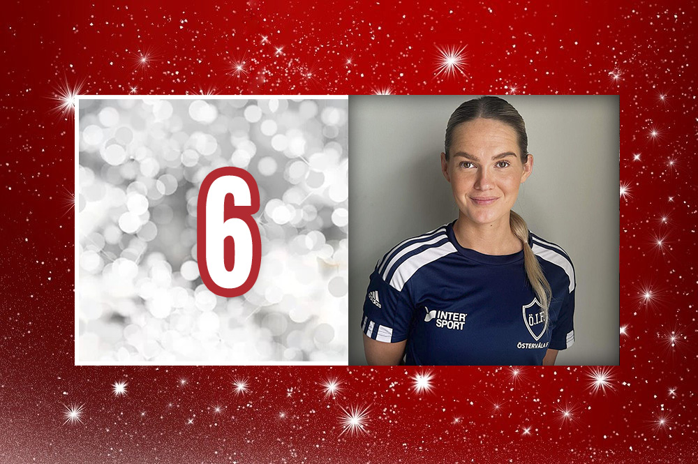 Sala-Heby Fotbolls adventskalender 2024 - Lucka 6 Jennifer Lindström Sala-Heby Fotbolls adventskalender 2024 - Lucka 6 Jennifer Lindström