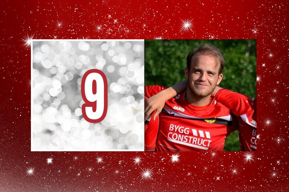 Sala-Heby Fotbolls adventskalender 2024 - Lucka 9 Melwin Karlsson Sala-Heby Fotbolls adventskalender 2024 - Lucka 9 Melwin Karlsson