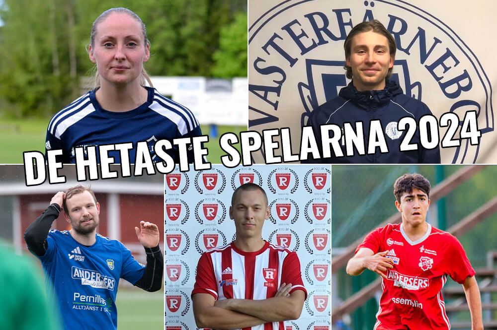 Listan över de hetaste spelarna 2024 - placering 26-30