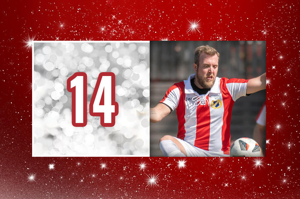 Sala-Heby Fotbolls adventskalender 2024 - Lucka 14 Hampus Ohlström Sala-Heby Fotbolls adventskalender 2024 - Lucka 14 Hampus Ohlström