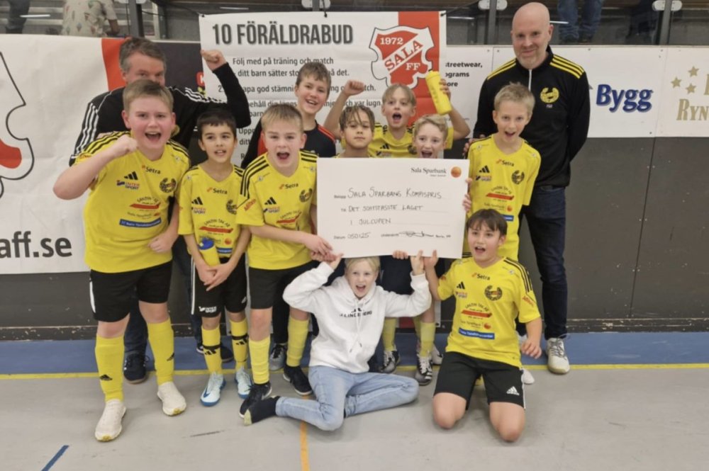 Åtta lag gör upp om segern i P13-klassen vid Hebycupen