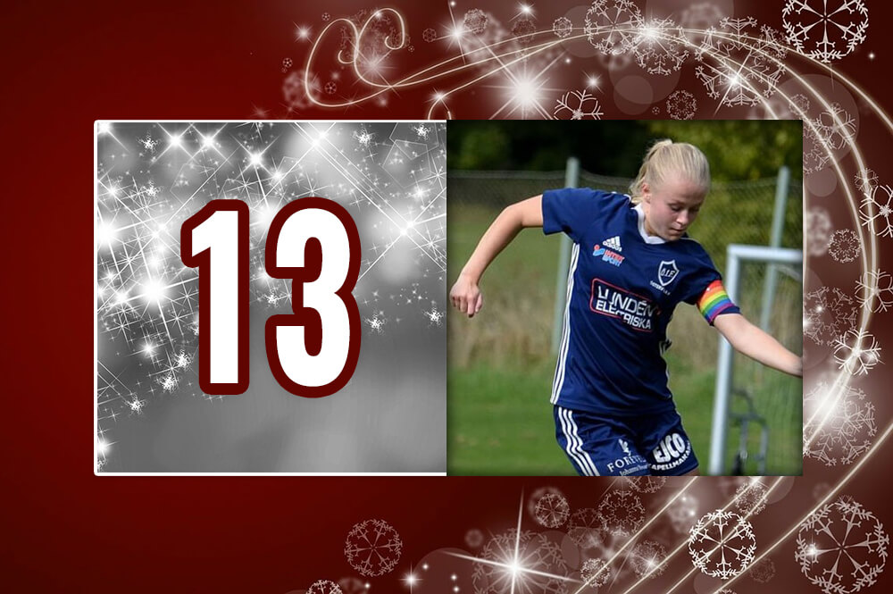 Sala-Heby Fotbolls adventskalender 2025 - Lucka 13 Tyra Lundén