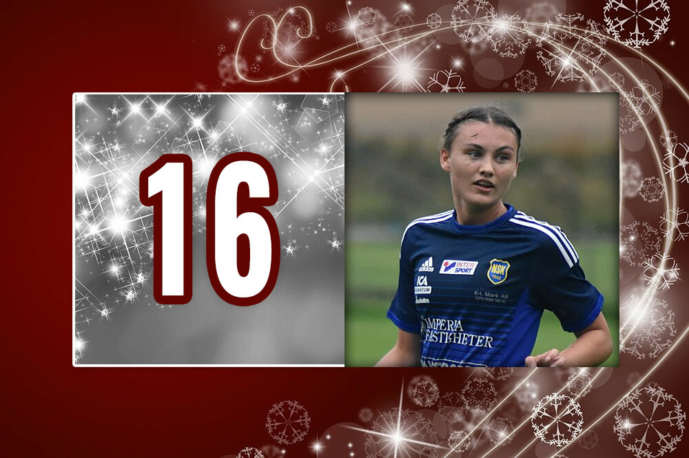 Sala-Heby Fotbolls adventskalender 2025 - Lucka 16 Ida Svahn