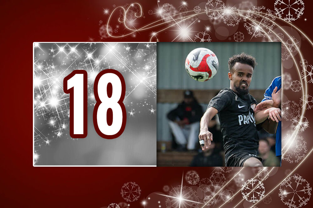 Sala-Heby Fotbolls adventskalender 2025 - Lucka 18 Sadam Abdullahi