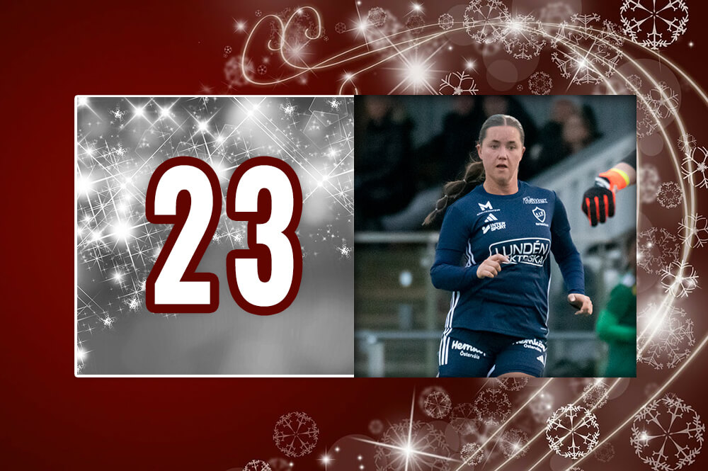 Sala-Heby Fotbolls adventskalender 2025 - Lucka 23 Linnea Nilsson
