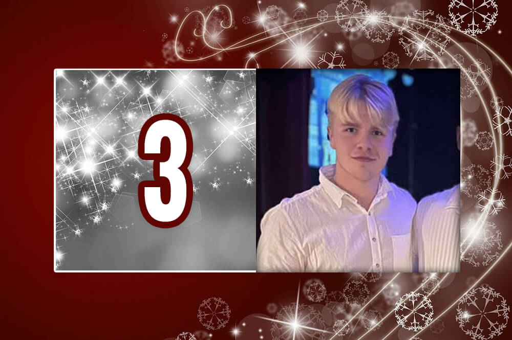 Sala-Heby Fotbolls adventskalender 2025 - Lucka 3 Tamlin Lindman