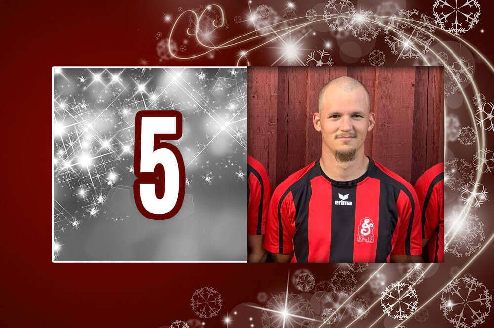 Sala-Heby Fotbolls adventskalender 2025 - Lucka 5 Joakim Carlén