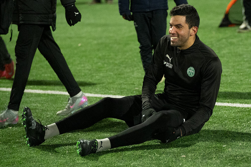 Bildspel: Så såg det ut när allsvenska klubben Västerås SK besökte Lärkan i Sala