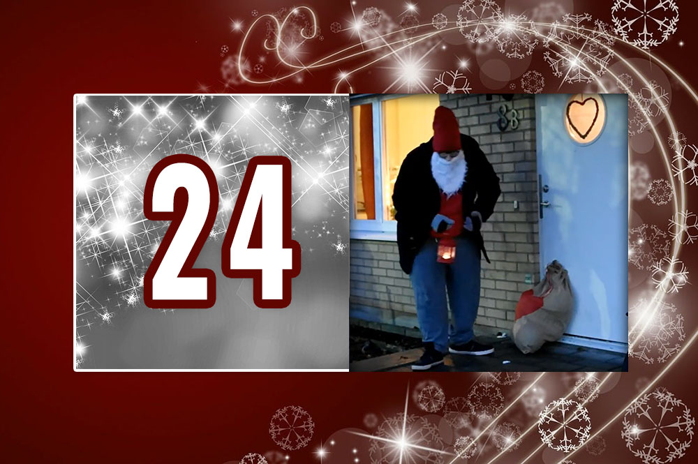 Sala-Heby Fotbolls adventskalender 2025 - Lucka 24 Jultomten