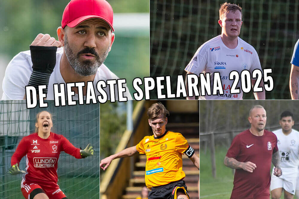 Listan över de hetaste spelarna 2025 - plats 21-25