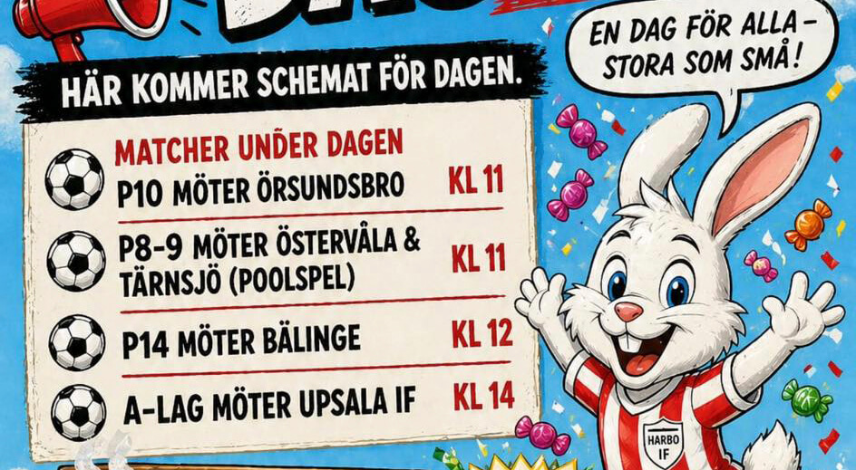 Fotbollens dag på Marmorvallen - då kommer Harboharen